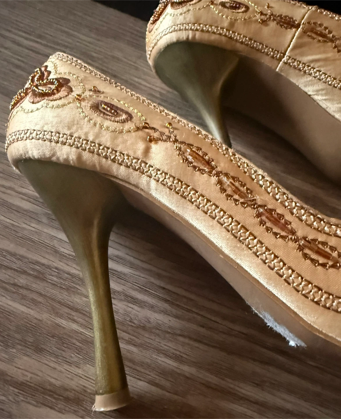 Gently Used • SPRING Embroidered Heels - photo 4
