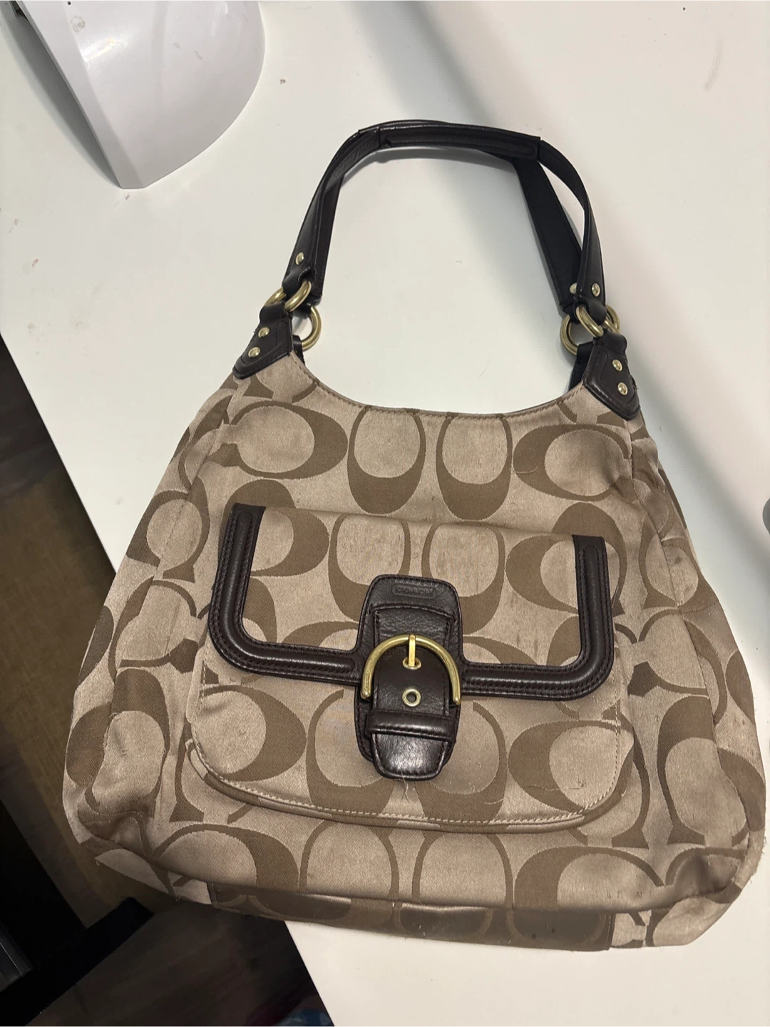 Coach Signature Hobo Bag