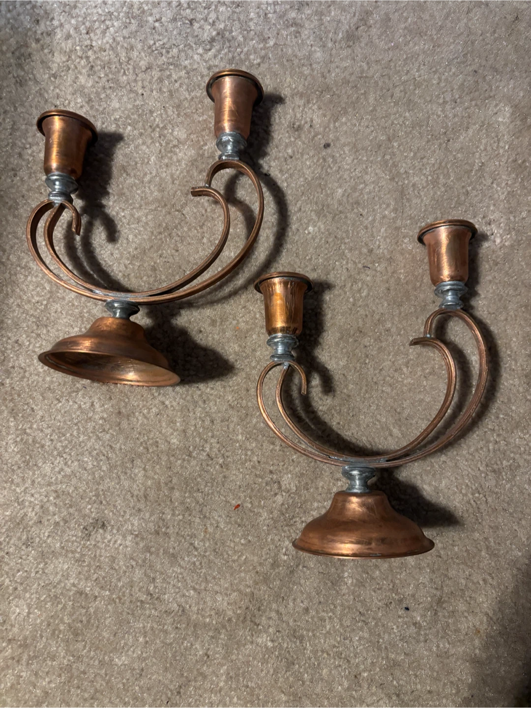 Venetian Copper Candelabras (2 available) - photo 4