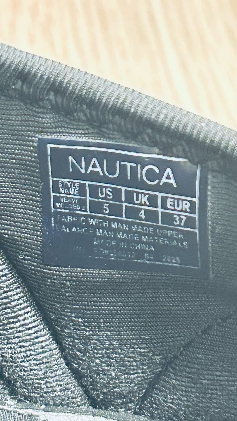 Nautica Black Sneakers – Size 5 (kids) - photo 5