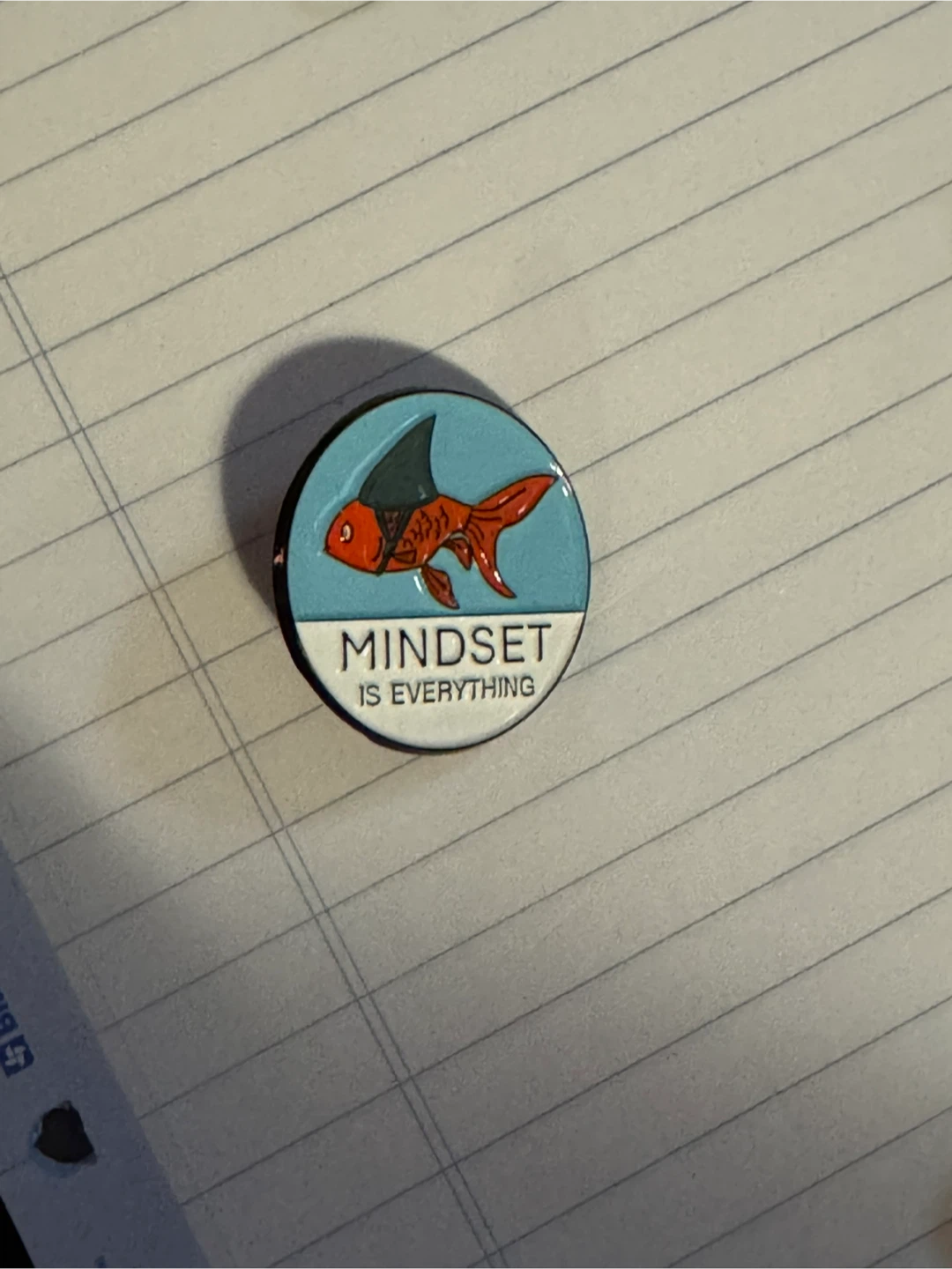 Mindset Is Everything Enamel Pin - photo 2