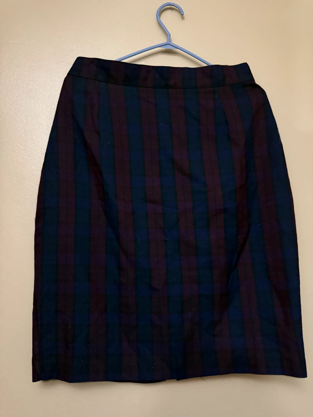 Kodoch Blue & Burgandy Tartan Skirt Size 13