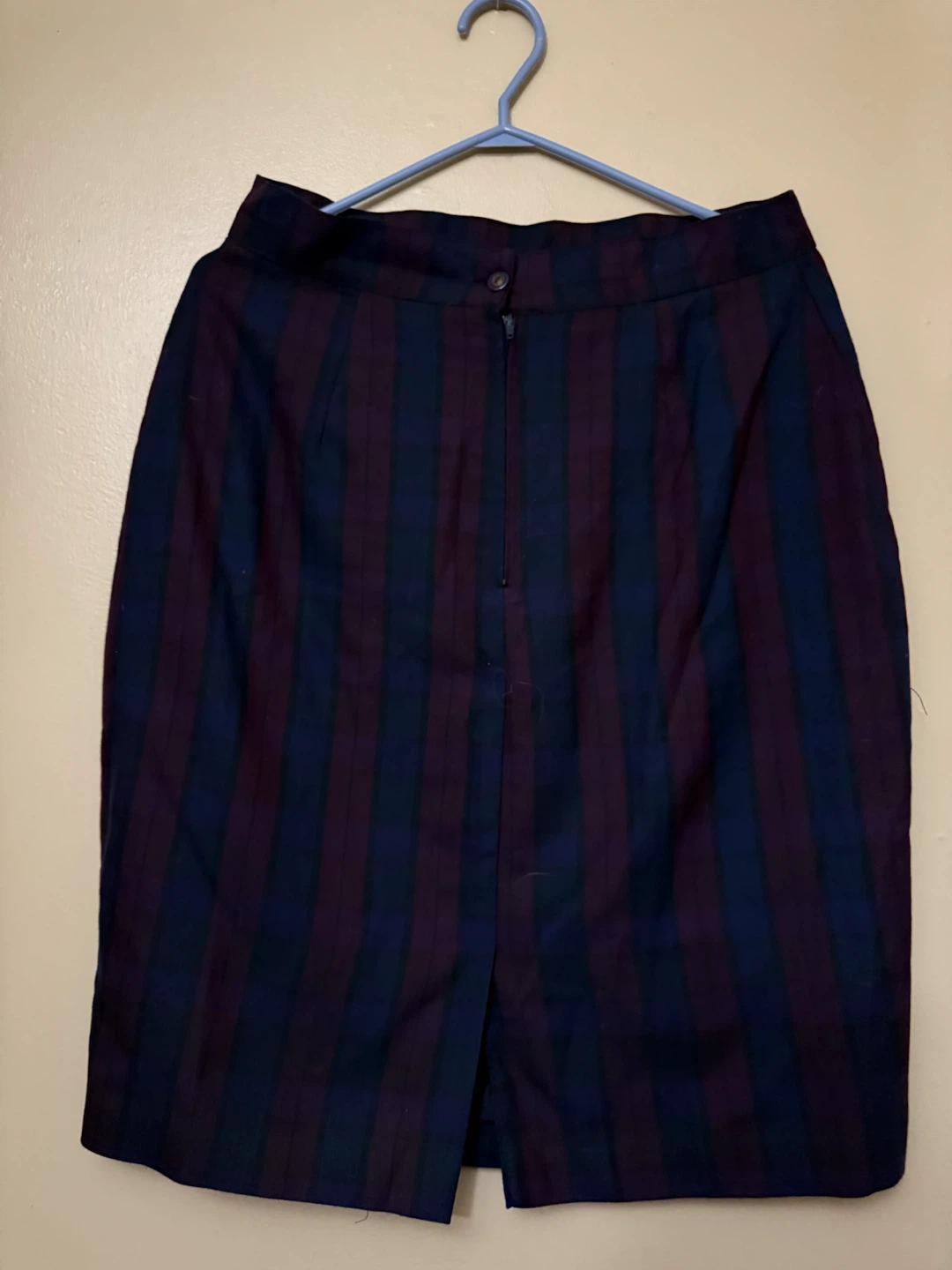 Kodoch Blue & Burgandy Tartan Skirt Size 13 - photo 3