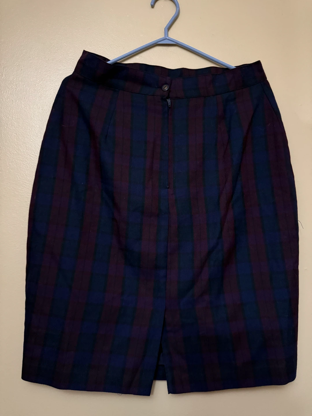 Kodoch Blue & Burgandy Tartan Skirt Size 13 - photo 4