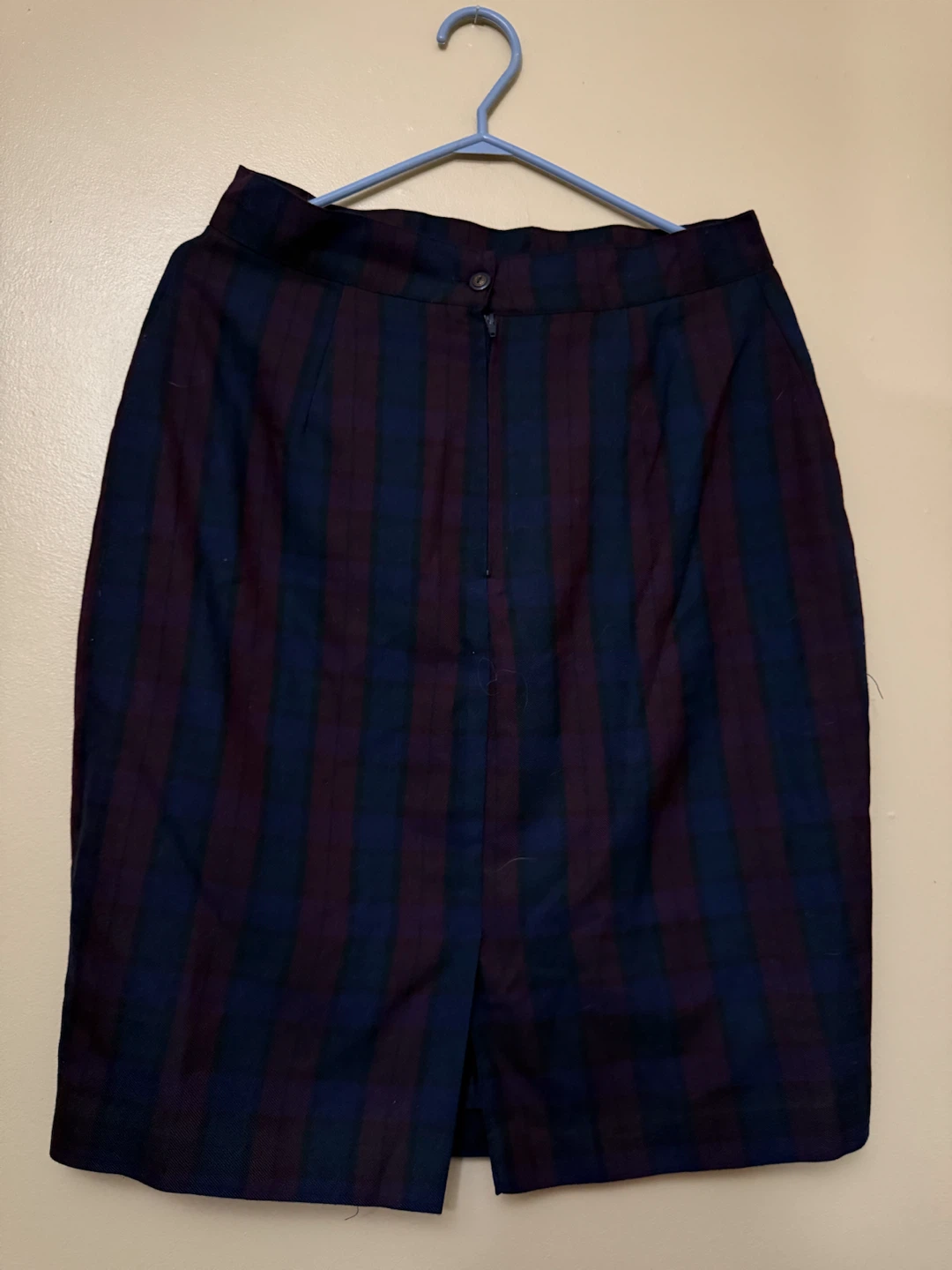 Kodoch Blue & Burgandy Tartan Skirt Size 13 - photo 5