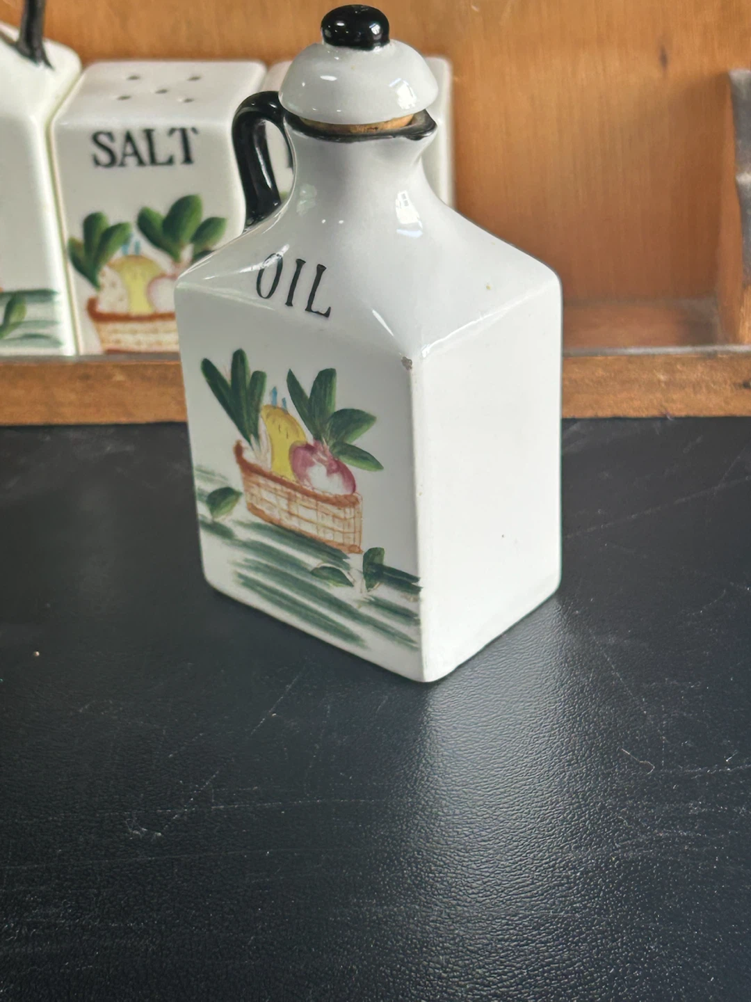 Ceramic Oil, Vinegar, Salt and Pepper Cruet Set - photo 5