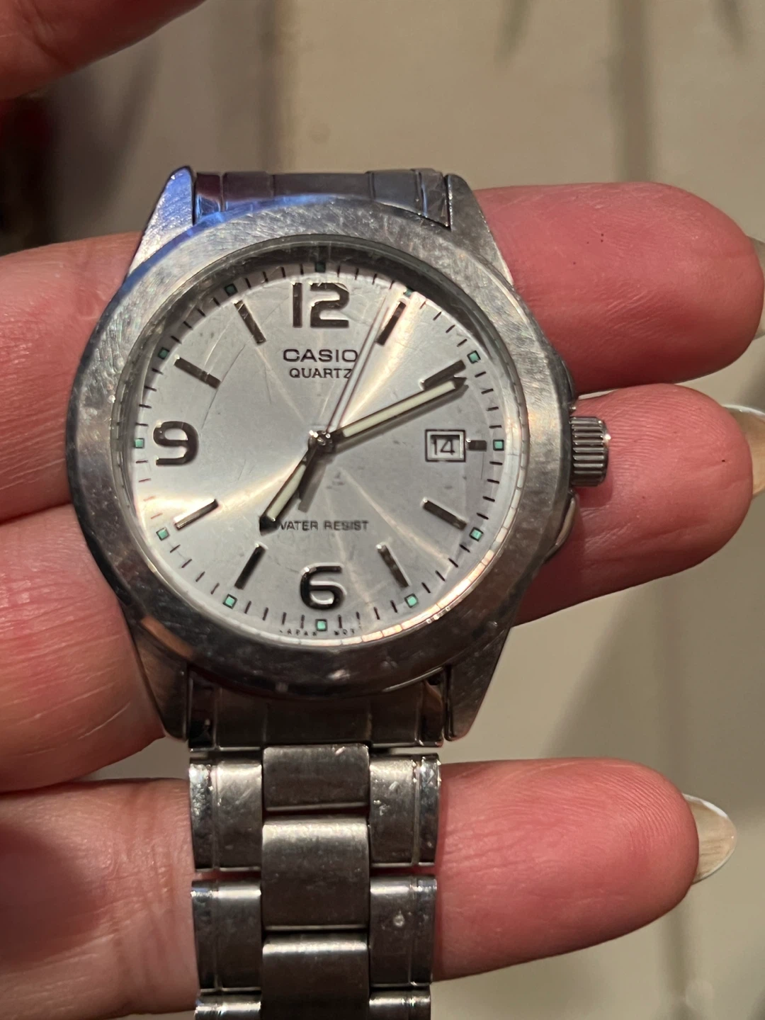 Casio Quartz MTP-1215A-7A Watch