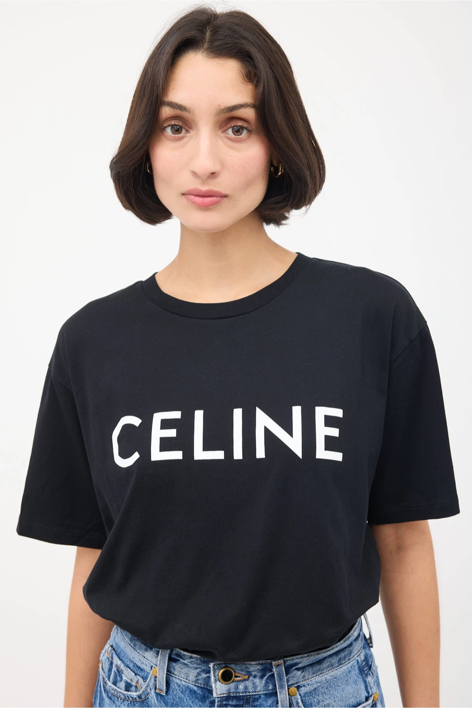 Celine Paris Black T-Shirt