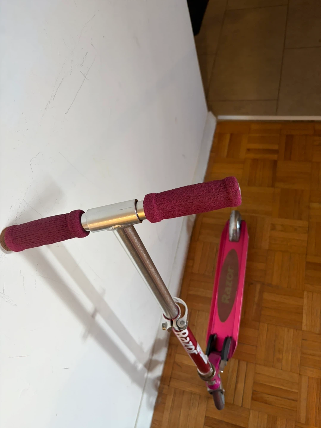 Pink Razor Folding Scooter