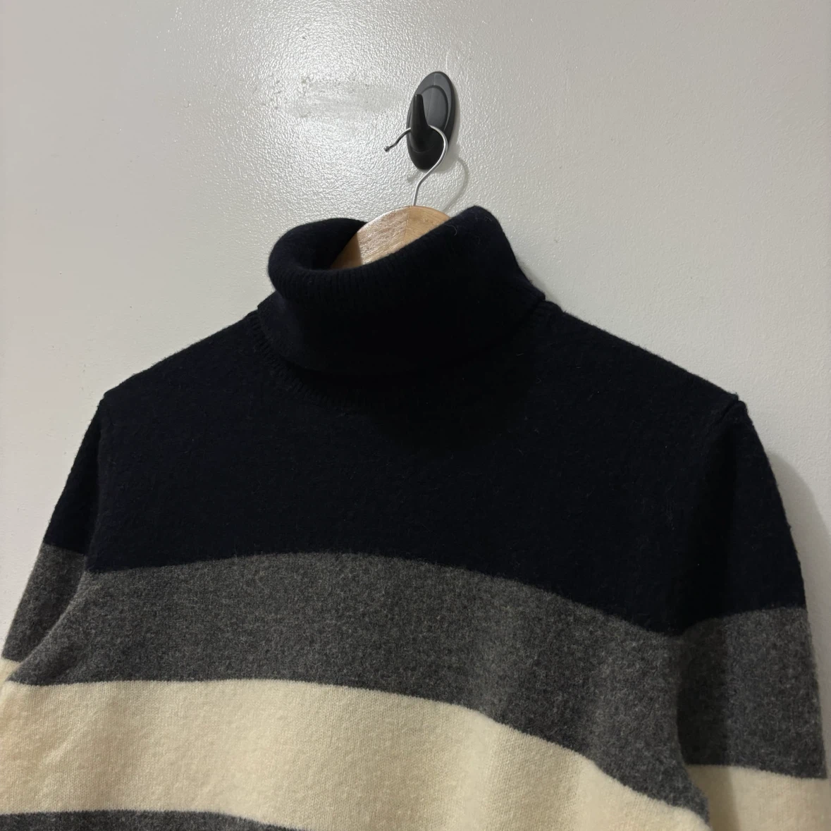 Moncler Striped Turtleneck Sweater - photo 2