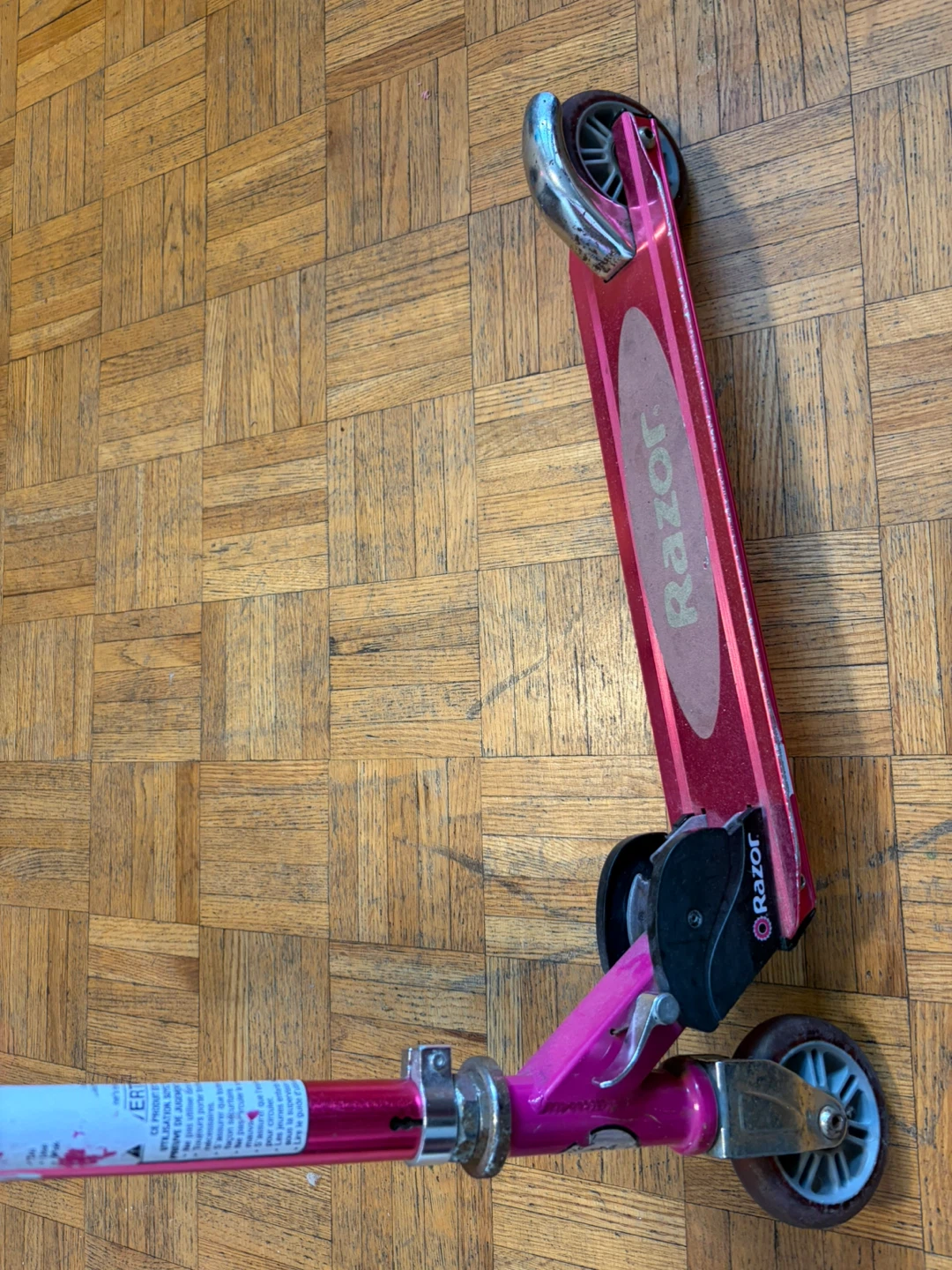 Pink Razor Folding Scooter - photo 3