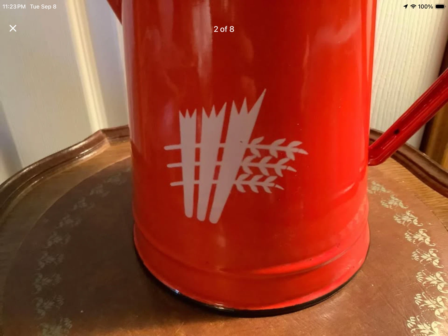 Vintage Japy France Enamel Coffee Pot 🐞 - photo 2