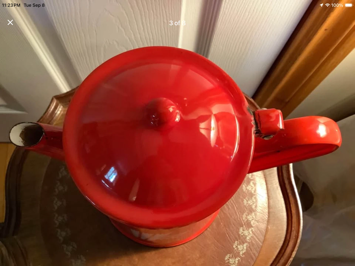 Vintage Japy France Enamel Coffee Pot 🐞 - photo 3