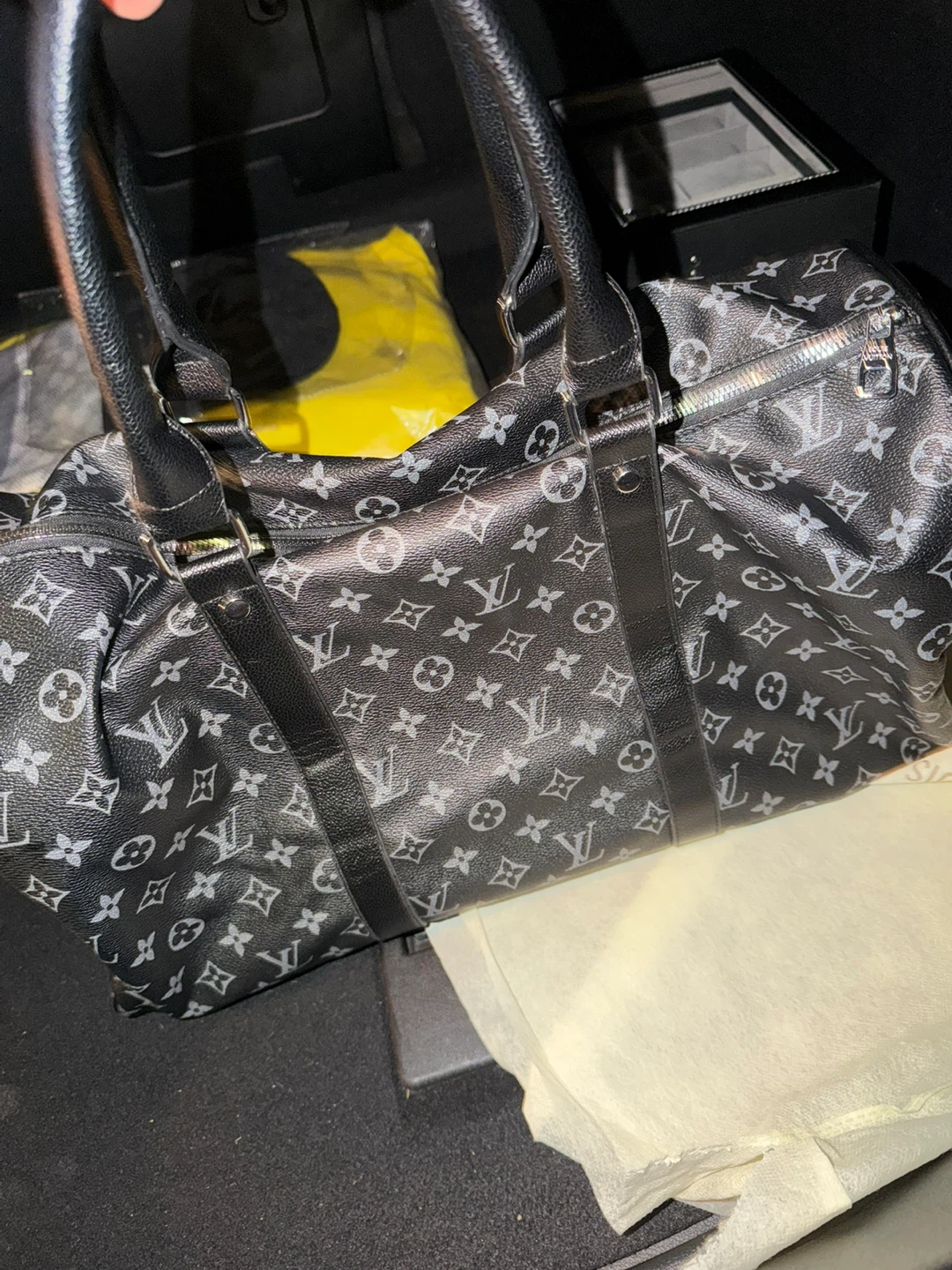 Louis Vuitton Monogram Eclipse Travel Bag