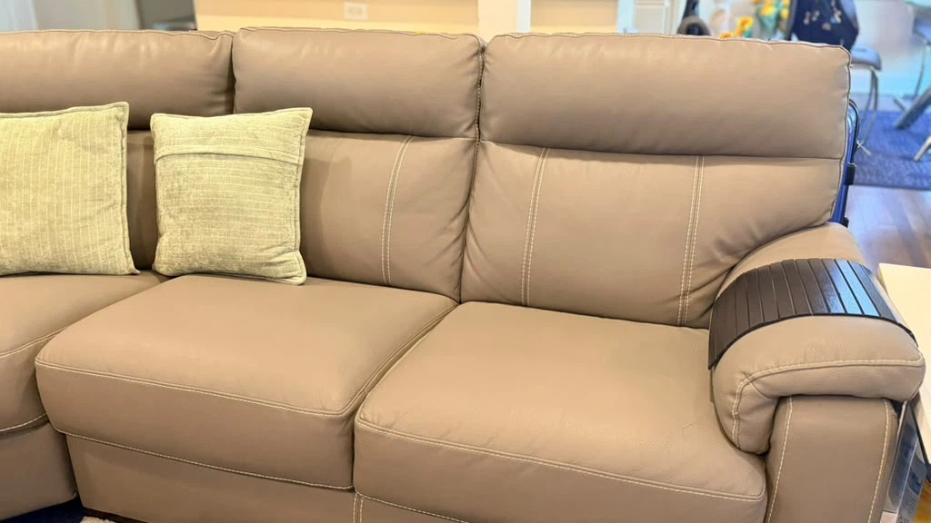 Gray L-shaped Sectional Sofa - photo 2