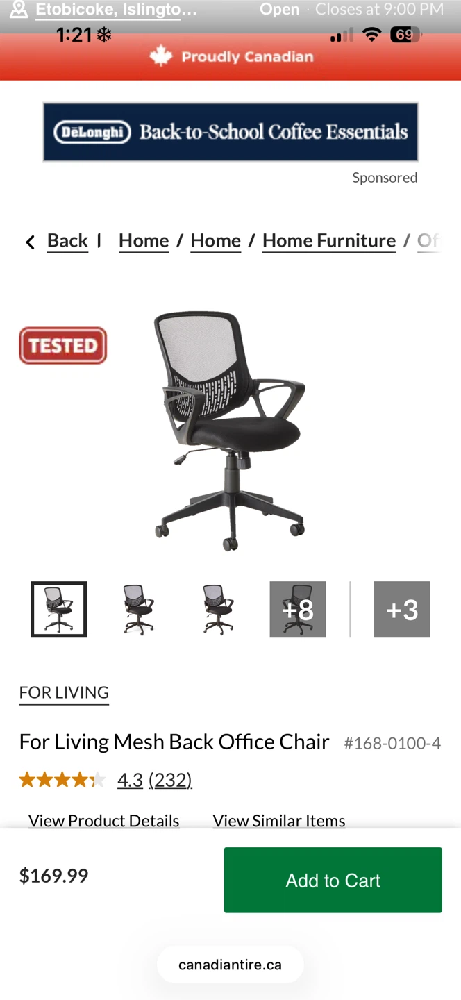 For Living Mesh Back Office Chair - photo 3