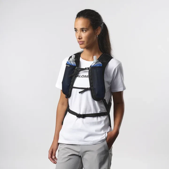 New w/ Tag Salomon Cross 12 Black Backpack Hiking Running Vest - photo 4