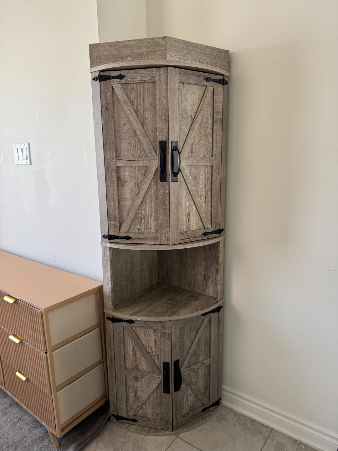 Rustic Corner Cabinet - photo 2