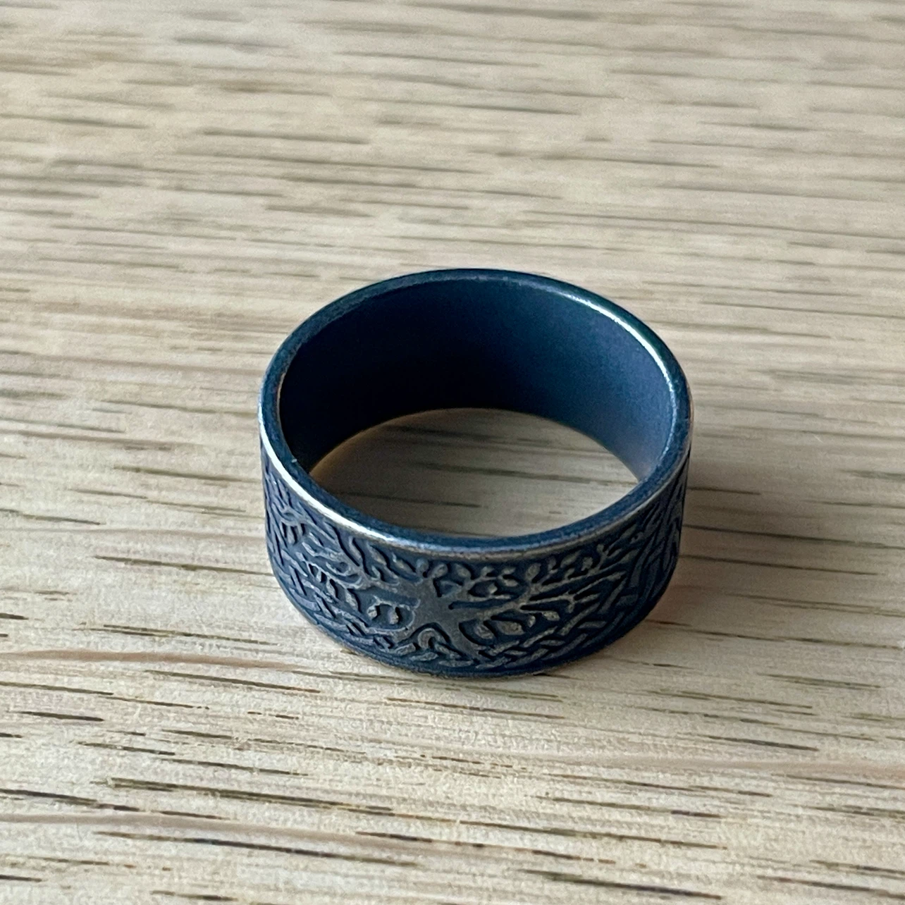 Retro style Tree of life & Celtic knot stainless ring (size 10) - photo 5