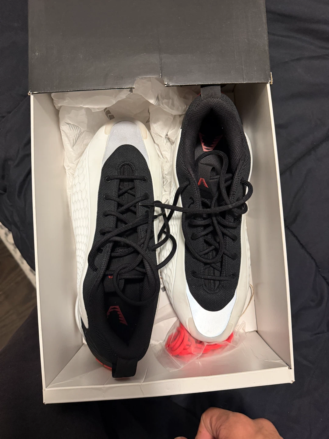 Adidas Basketball Shoes Black and White - photo 3