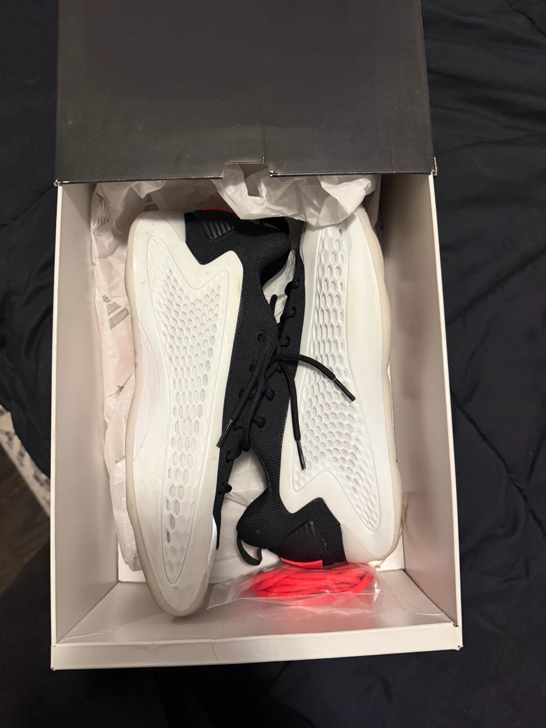 Adidas Basketball Shoes Black and White - photo 5