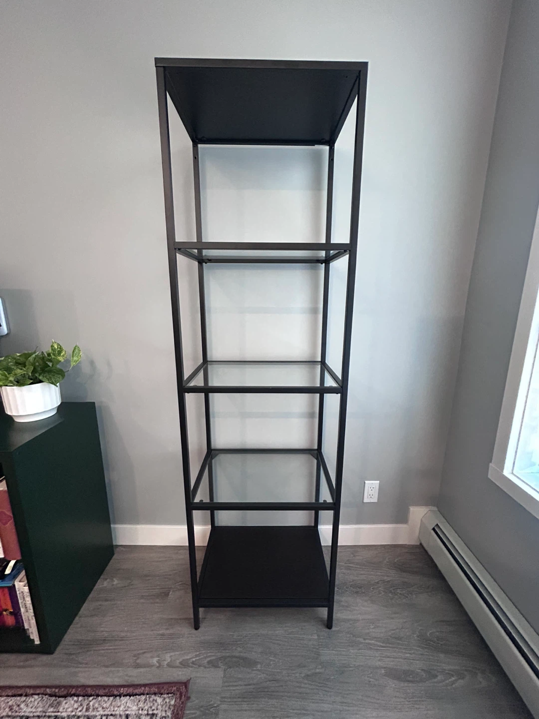 IKEA VITTSJÖ Shelf Unit 51cm by 36cm by 175cm