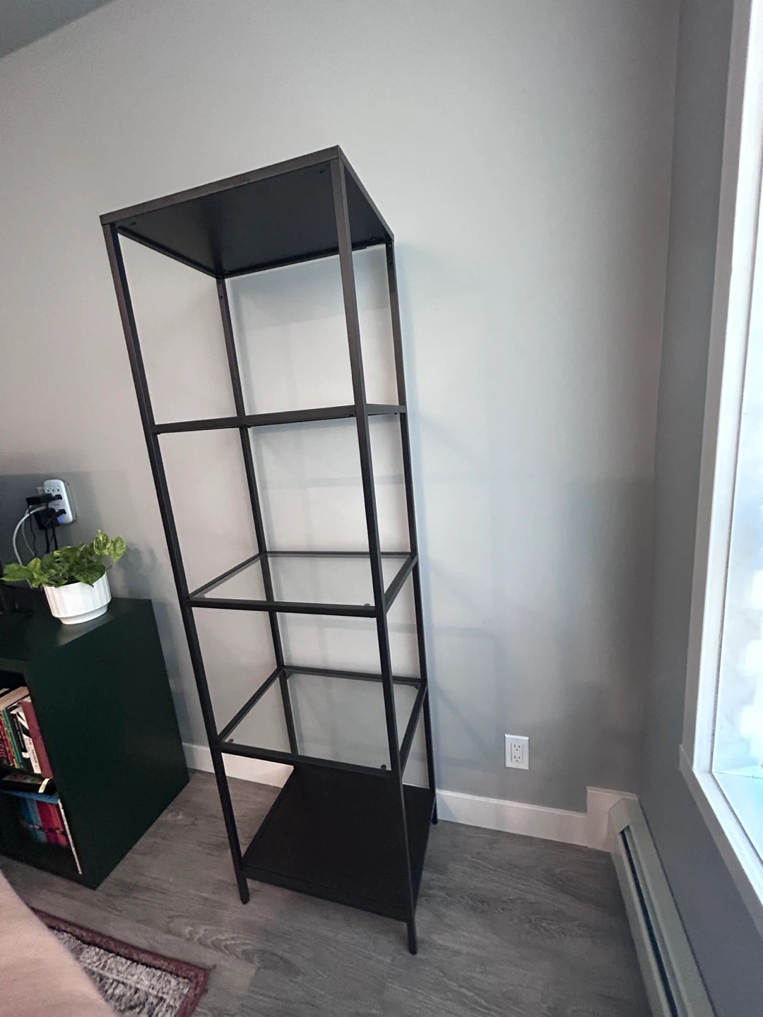 IKEA VITTSJÖ Shelf Unit 51cm by 36cm by 175cm - photo 3