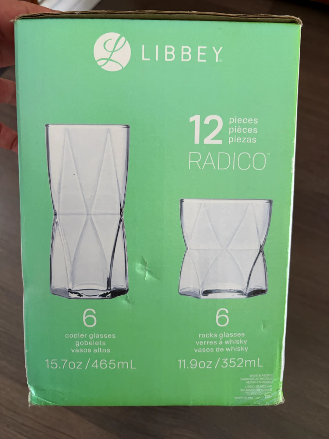 Libbey Radico 12-Piece Glassware Set