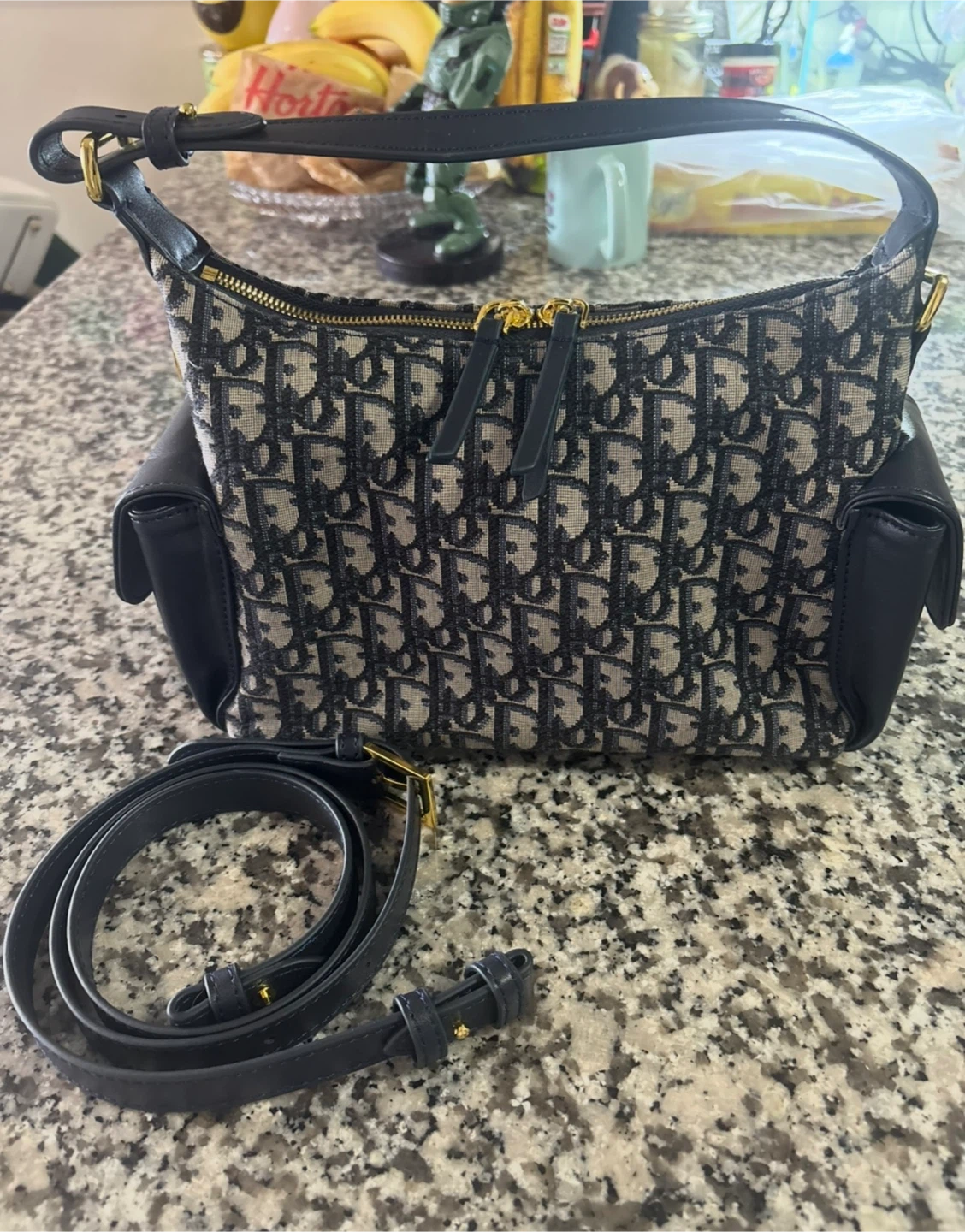 Dior Oblique Jacquard Shoulder Bag