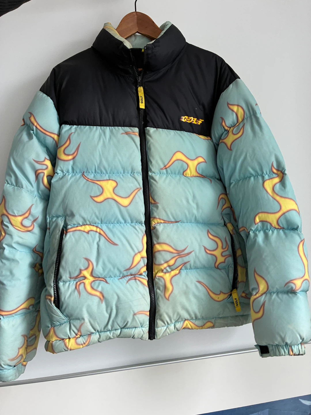 Golf Wang Flame Puffer Jacket OG Release