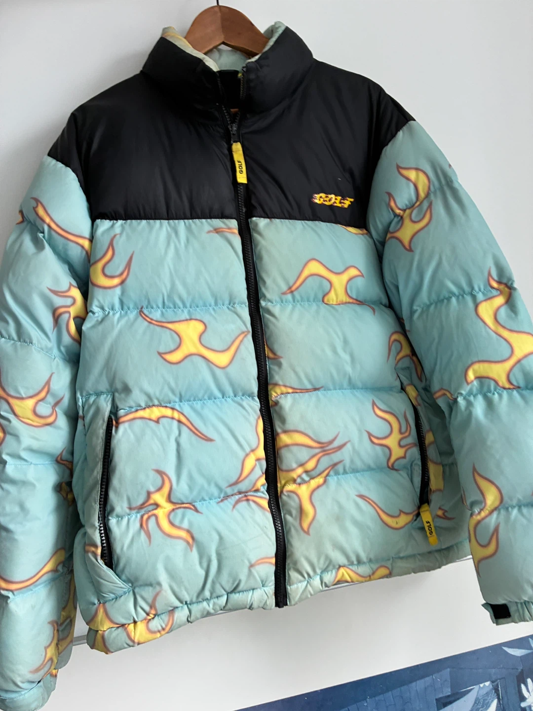 Golf Wang Flame Puffer Jacket OG Release - photo 3
