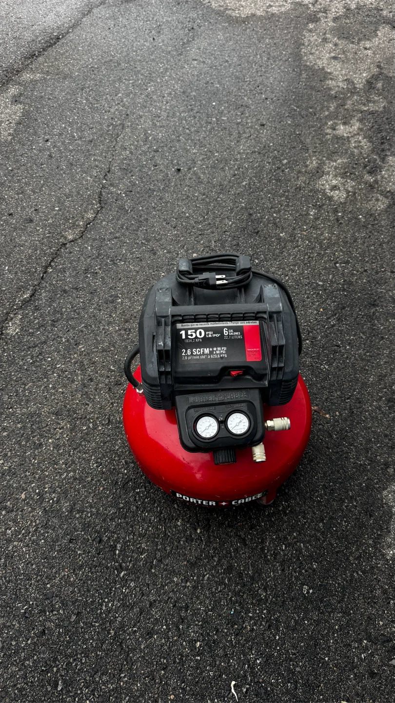 Porter-Cable 6-Gal Pancake Air Compressor (150 PSI) - photo 2
