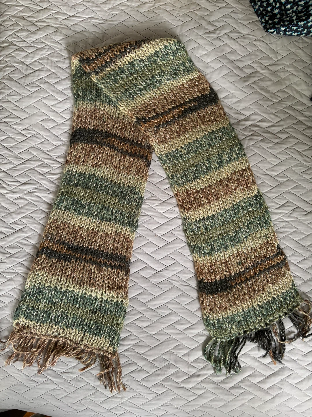 Green scarf