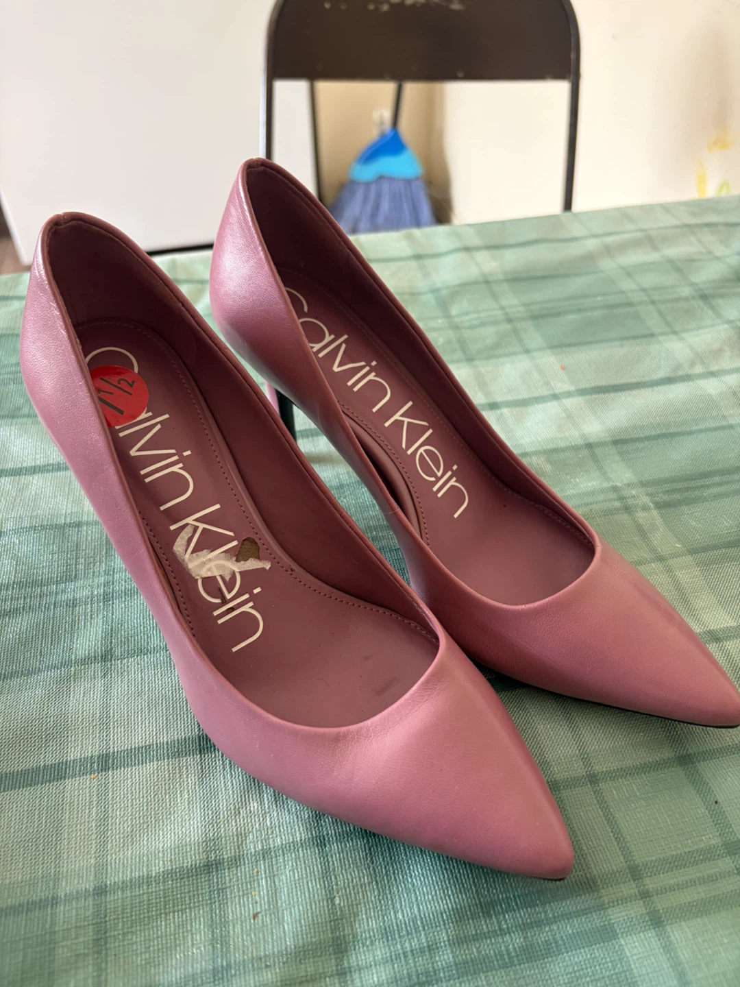 Calvin Klein Pink Pointed Toe Heels