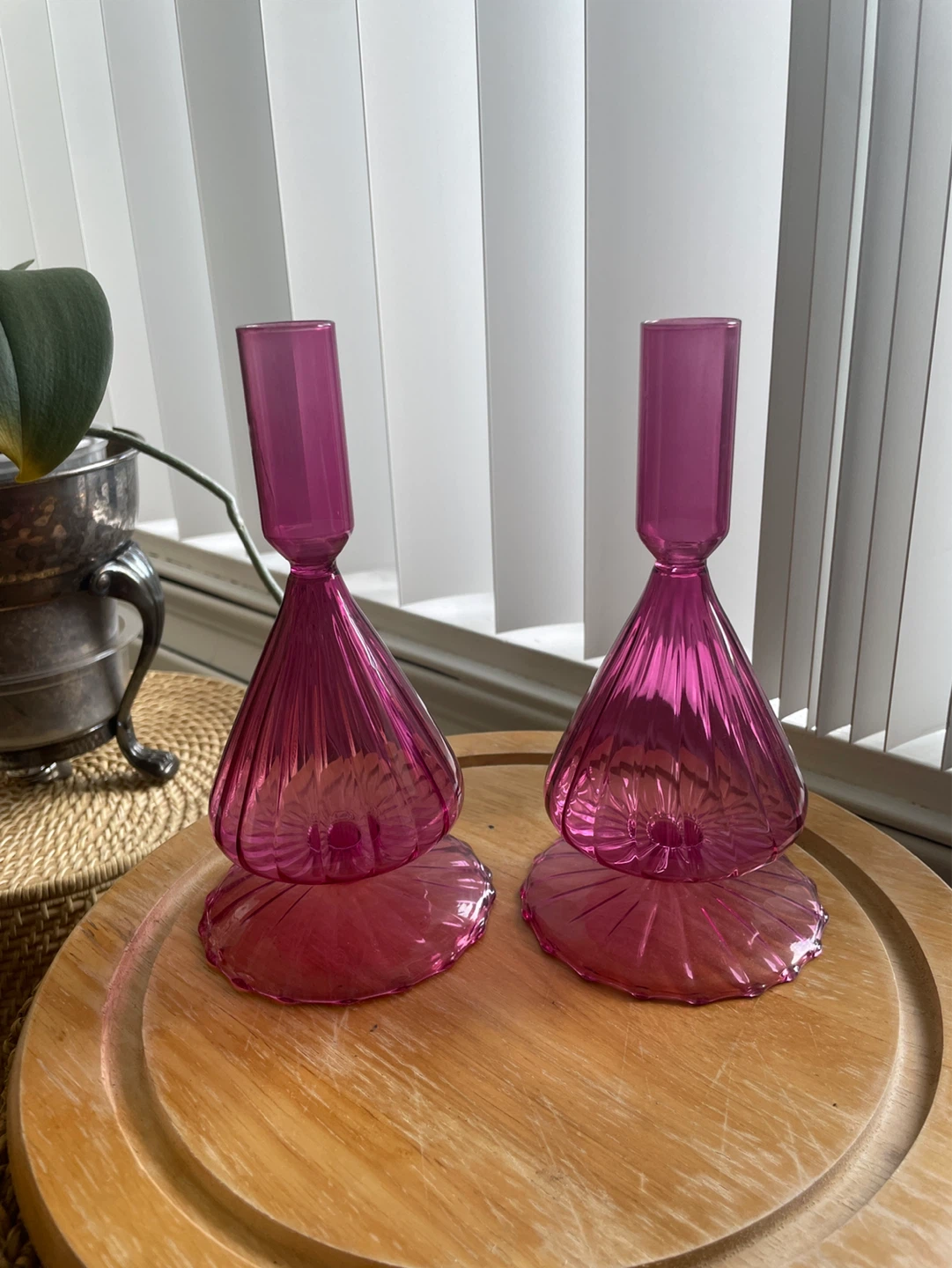 Glass Candle Holders & Candles - photo 5