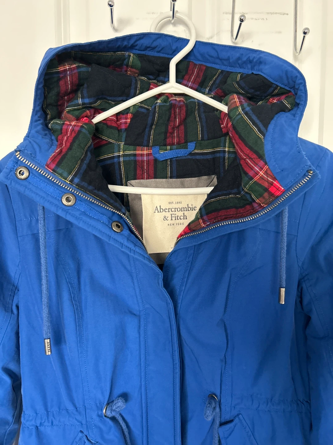 Abercrombie & Fitch Blue Hooded Jacket