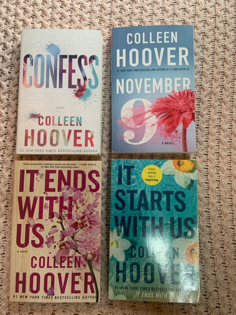 4 Colleen Hoover Paperback Novels•First Editions