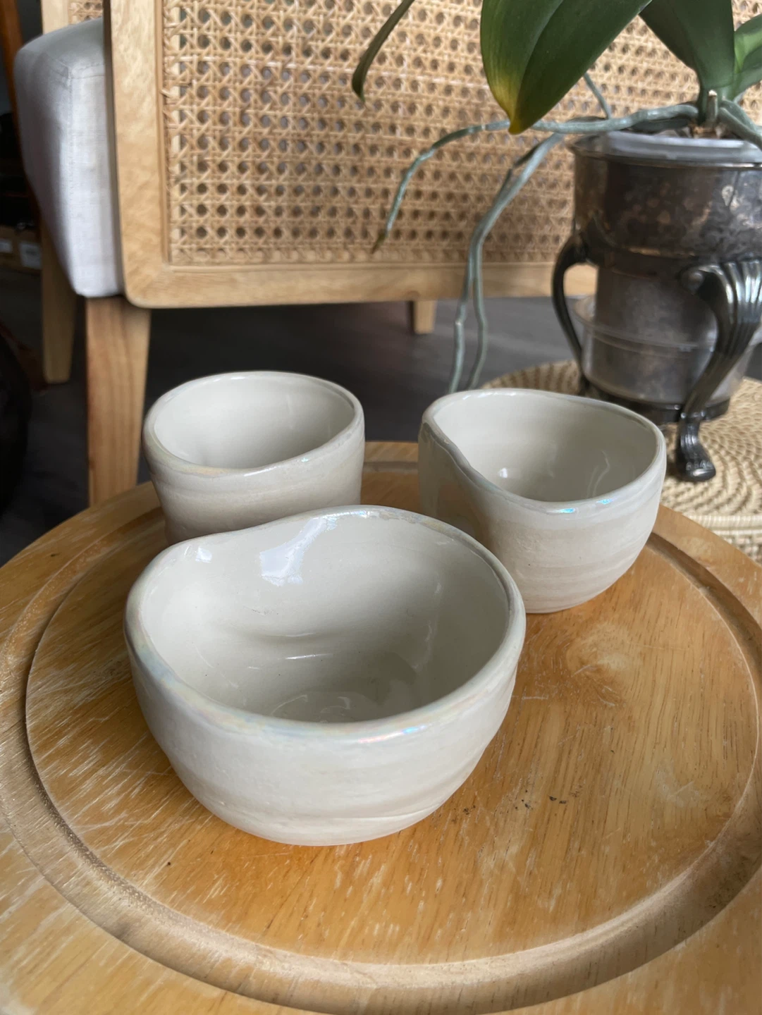 Set of 3 Handcrafted Ceramic Bowls - photo 2
