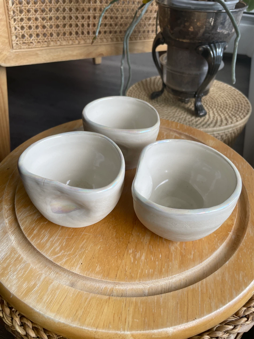 Set of 3 Handcrafted Ceramic Bowls - photo 5