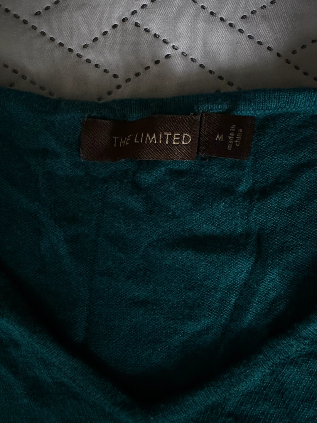Turquoise top with a wrap-around belt detail - photo 2