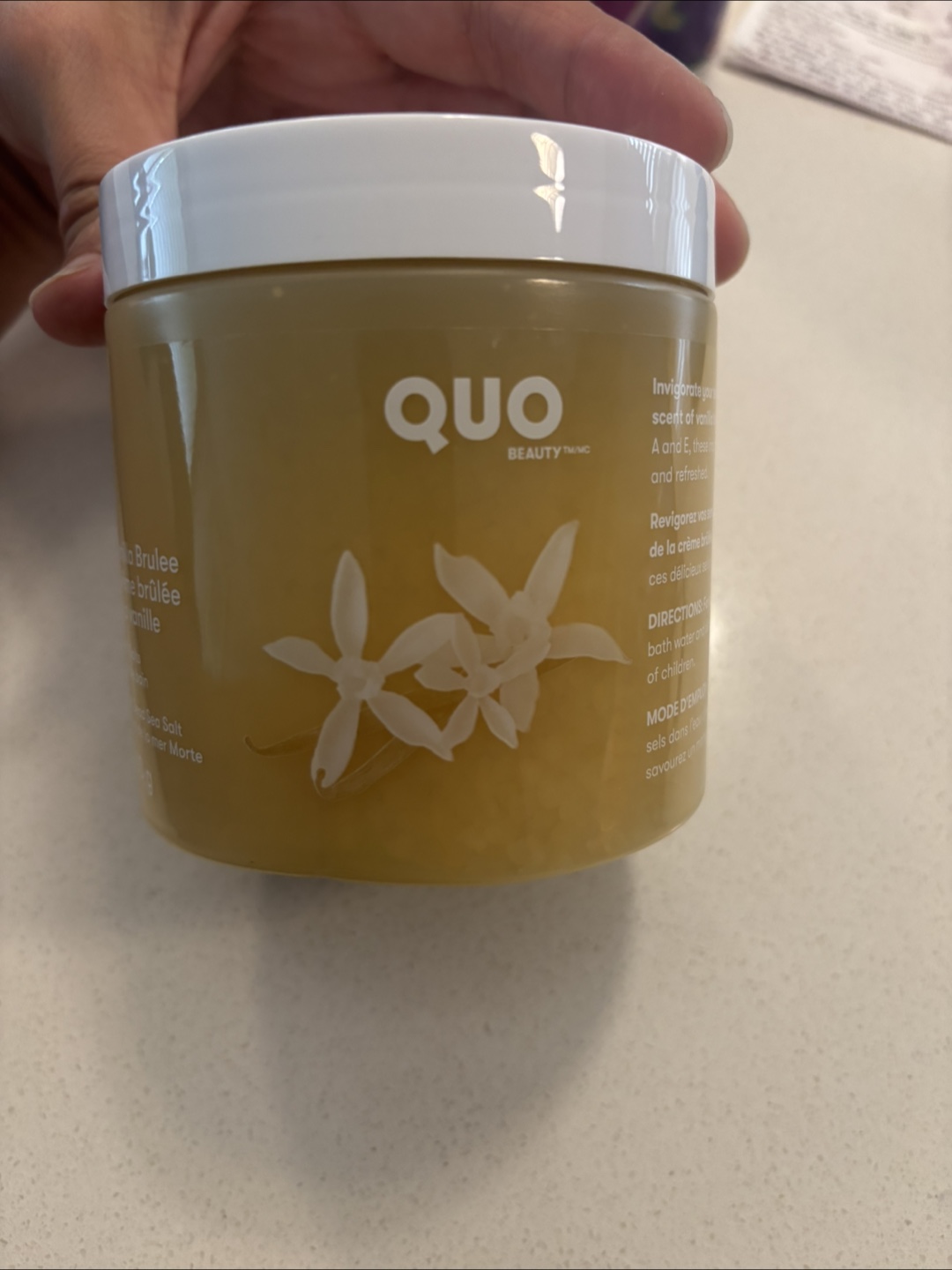 Quo Beauty Vanilla Brulee Bath Salts