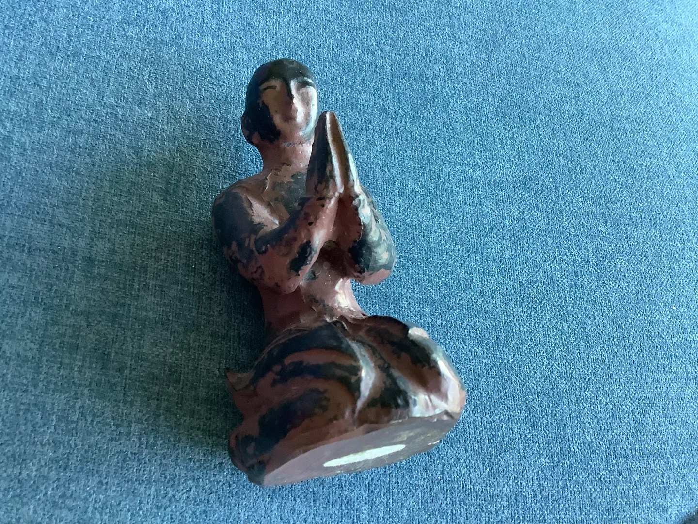 Ant/Vt Kneeling/Praying Buddhist Monk Figurine 🐞 - photo 2