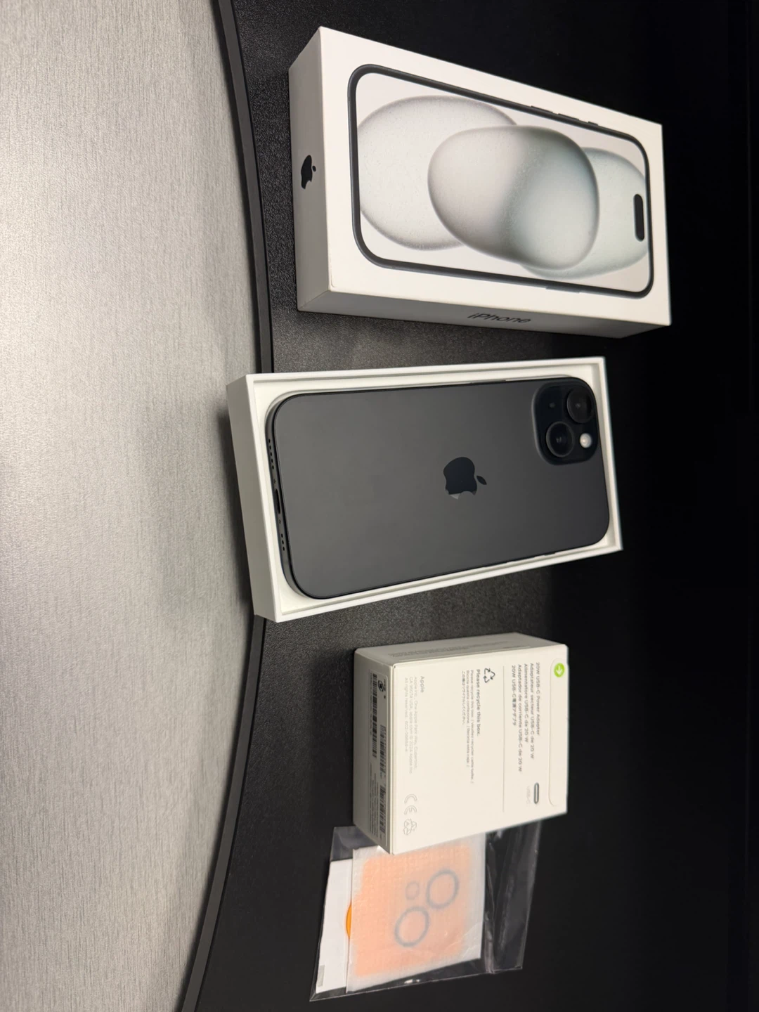 Apple iPhone 15 with new Apple charging block - photo 3