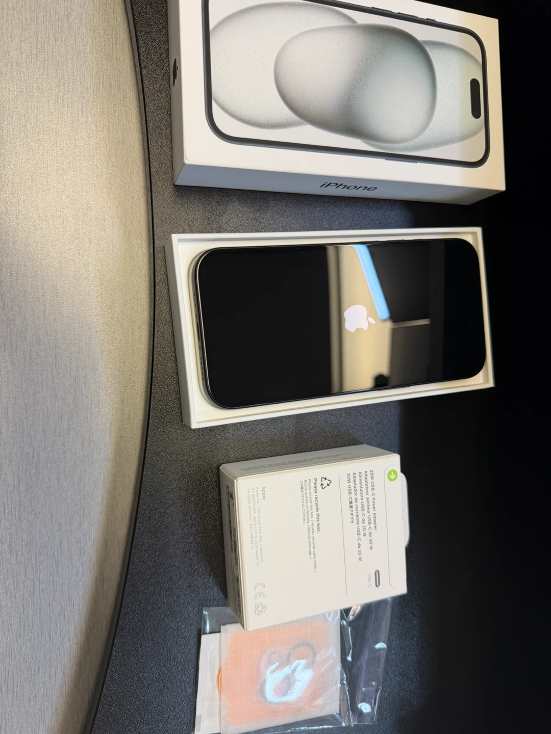 Apple iPhone 15 with new Apple charging block - photo 4