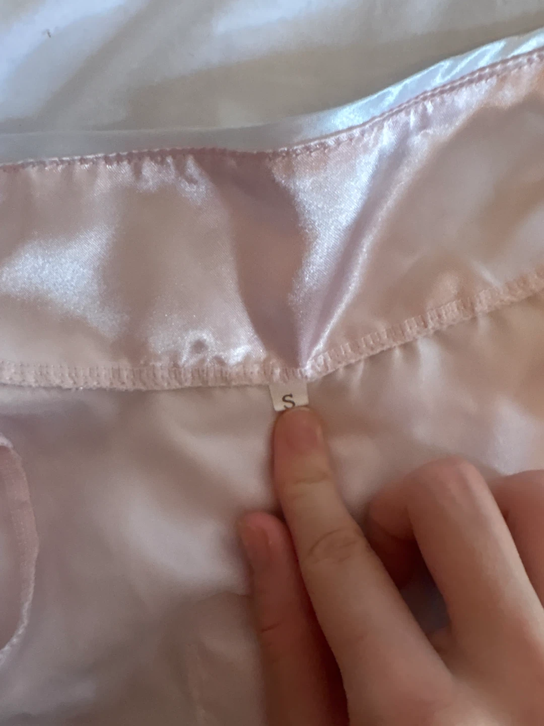 Small Pink Satin Pet Shirt - photo 3