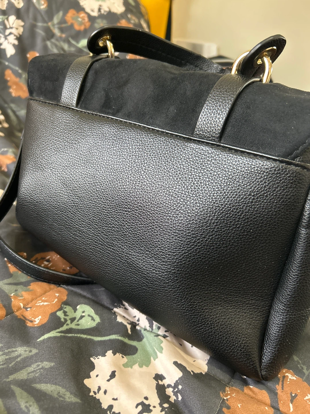 Black structured shoulder bag - photo 3
