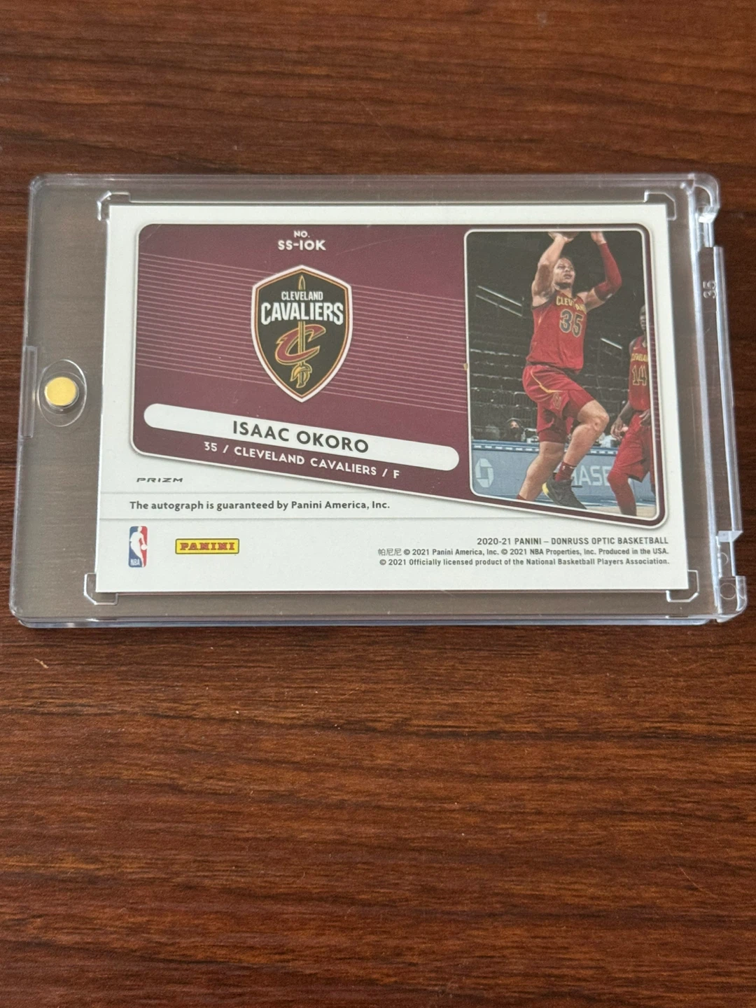 2020-21 Panini Donruss Optic Isaac Okoro Signature Series - photo 2