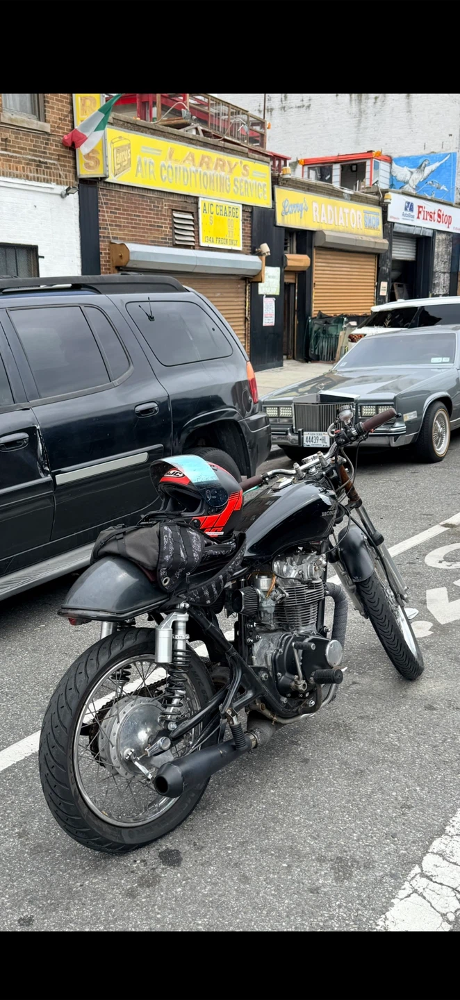 Honda CB450 Cafe Racer Motorcycle - photo 2