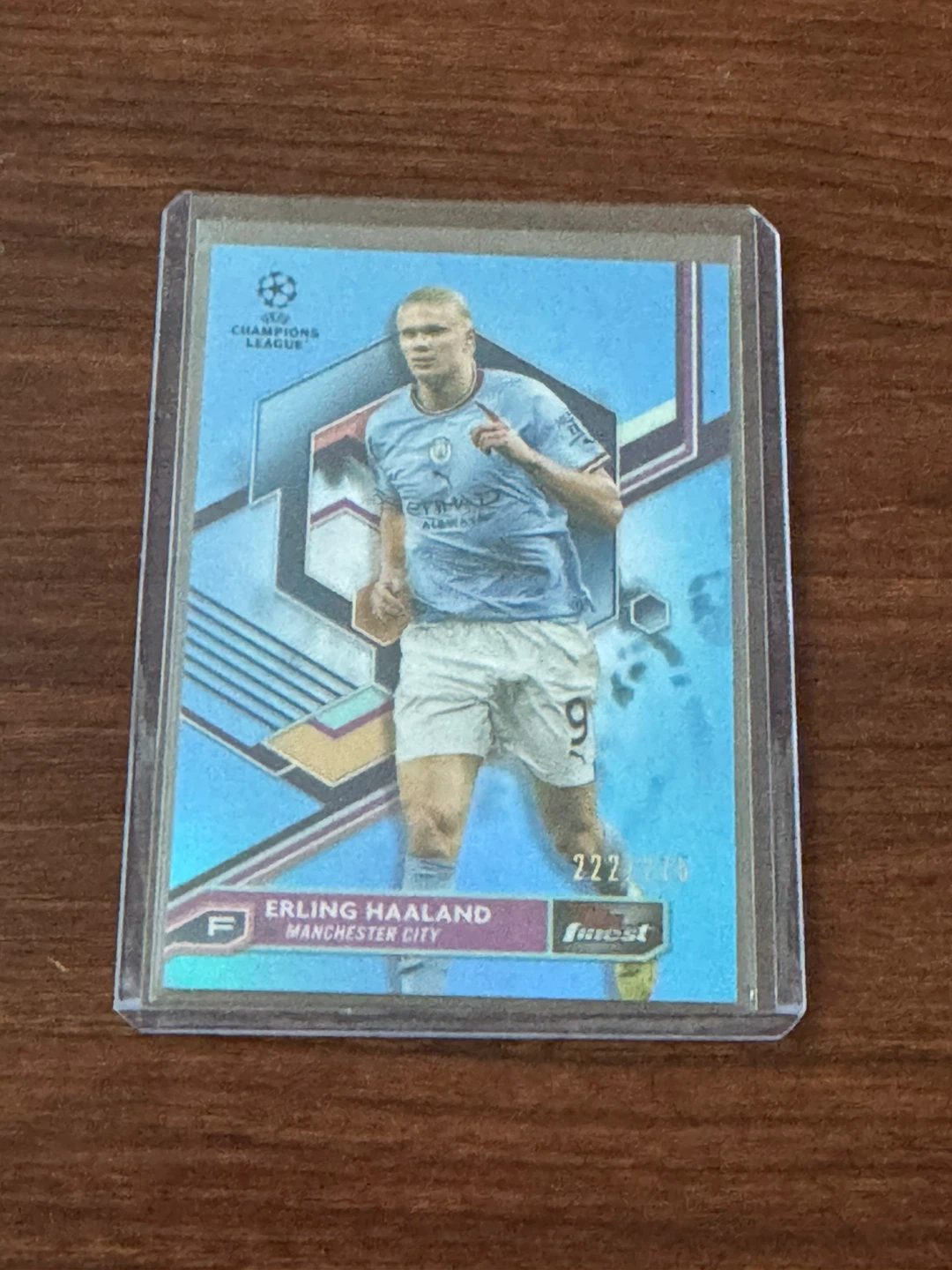 Erling Haaland /275 2021-22 Topps UEFA Champions League Card