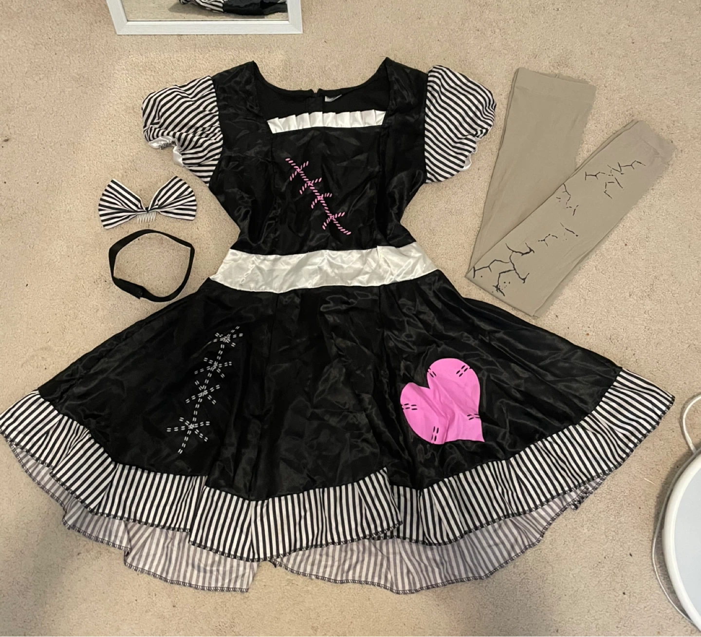 Broken Doll Halloween Costume Medium/Large